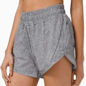 Lululemon | Track That High-Rise Short 3" Lined (Heather Lux Multi Black)